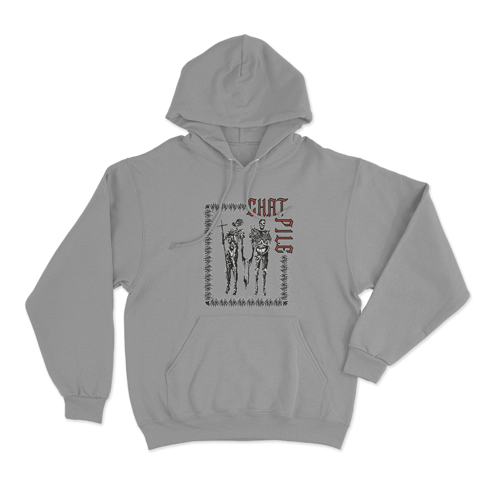 Chat Pile Crusaders Unisex Hoodie Grey Chat Pile Crusaders Unisex Hoodie Grey
