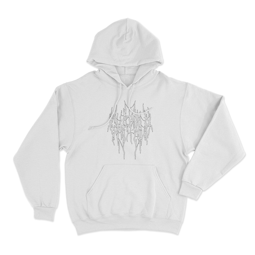 Chat Pile Logo Unisex Hoodie White Chat Pile Logo Unisex Hoodie White