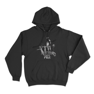 Chat Pile Pyramid Unisex Hoodie Black