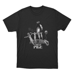 Chat Pile Pyramid Unisex T Shirt Black