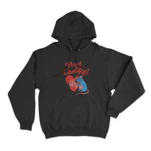 Chat Rat Unisex Hoodie Black